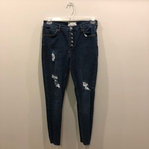 Free People Distressed Skinnies
